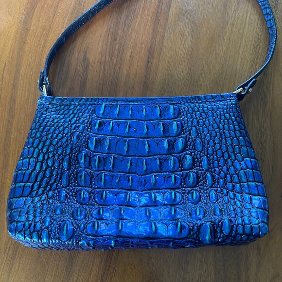 Brahmin Lorelei Shoulder Bag, Iridescent and Embossed! - Picture 2 of 3